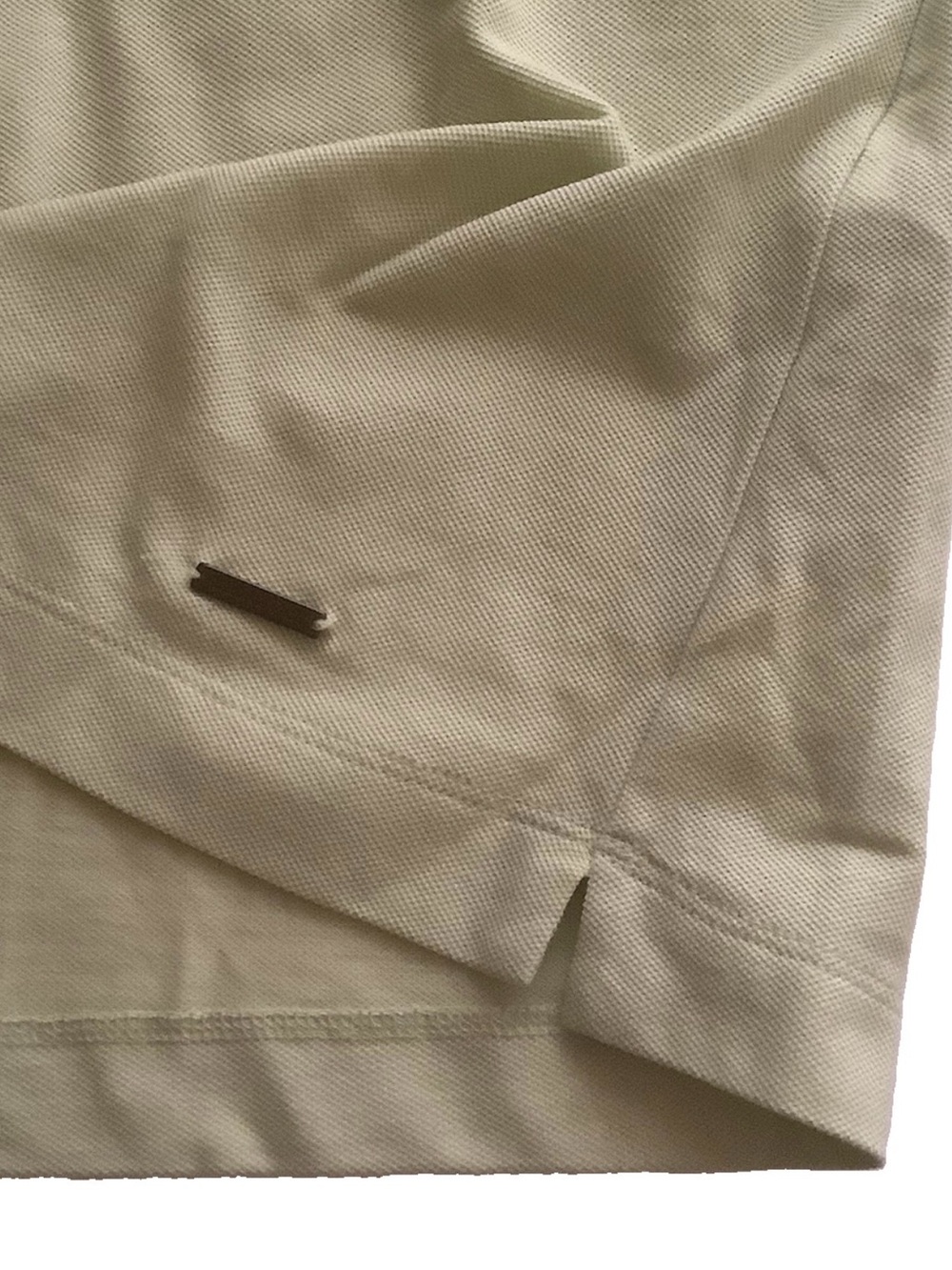 Massimo Dutti Sz L Men's Short-Sleeve Polo Shirt collarless - Picture 7 of 10